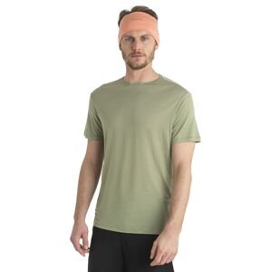 Pánské merino triko krátký rukáv ICEBREAKER Mens Merino 125 Cool-Lite™ Sphere III SS Tee, Lichen velikost: XS