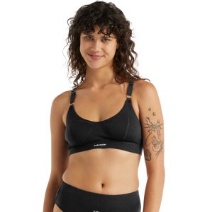 Dámské podprsenka ICEBREAKER Wmns Queens Clasp Bra, Black velikost: S