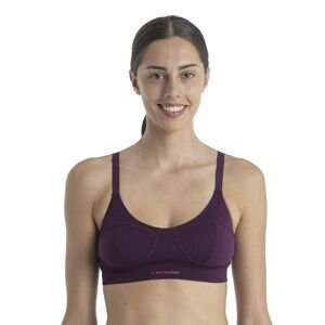 Dámská merino podprsenka ICEBREAKER Wmns Queens Clasp Bra, Nightshade velikost: S