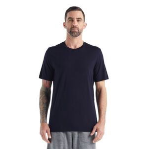 Pánské merino triko krátký rukáv ICEBREAKER Mens Tech Lite II SS Tee, Midnight Navy velikost: S