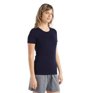 Dámské merino triko krátký rukáv ICEBREAKER Wmns Tech Lite II SS Tee, Midnight Navy velikost: XS