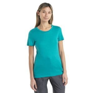 Dámské merino triko krátký rukáv ICEBREAKER Wmns Tech Lite II SS Tee, Flux Green velikost: XS