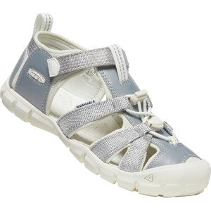 Keen SEACAMP II CNX YOUTH silver/star white Velikost: 32/33 dětské sandály