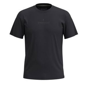 Smartwool LOGO GRAPHIC SHORT SLEEVE TEE SLIM FIT black Velikost: XXL tričko