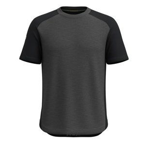 Smartwool M ACTIVE MESH SHORT SLEEVE TEE charcoal heather Velikost: L pánské tričko