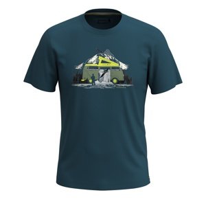 Smartwool RIVER VAN GRAPHIC SS TEE SLIM FIT twilight blue Velikost: M tričko