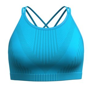 Smartwool W INTRAKNIT STRAPPY BRA pool blue heather Velikost: XL dámská podprsenka