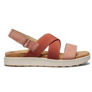 Keen ELLE CRISS CROSS WOMEN baked clay/cork Velikost: 38 dámské sandály