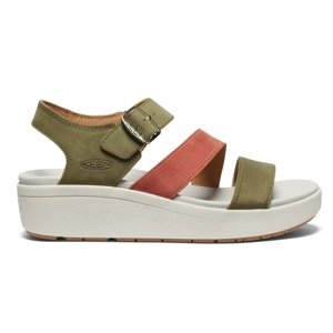 Keen ELLECITY BACKSTRAP WOMEN martini olive/baked clay Velikost: 40 dámské sandály