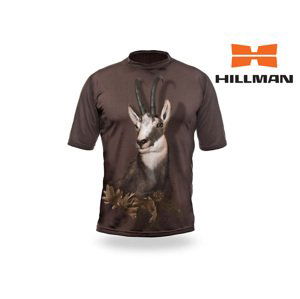 HILLMAN Gamewear 3D Myslivecké tričko kr. rukáv Kamzík 3D b. Dub Velikost: L