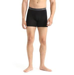 Pánské boxerky ICEBREAKER Mens Anatomica Boxers, Black velikost: S