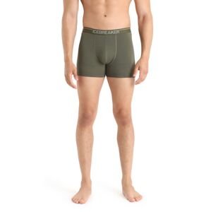 Pánské boxerky ICEBREAKER Mens Anatomica Boxers, Loden velikost: S