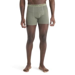 Pánské merino boxerky ICEBREAKER Mens Anatomica Boxers, Lichen/Loden velikost: S