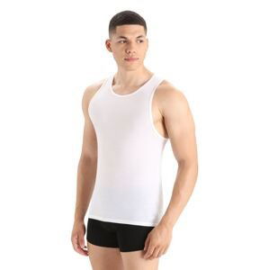 Pánské tílko ICEBREAKER Mens Anatomica Tank, Snow velikost: S