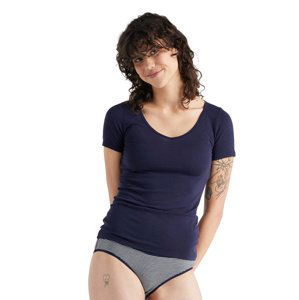 Dámské triko ICEBREAKER Wmns Siren SS Sweetheart, Midnight Navy velikost: XL