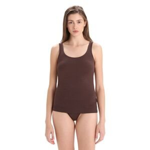 Dámské merino tílko ICEBREAKER Wmns Siren Tank, Umber velikost: XS