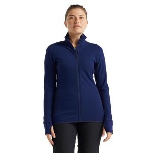 dámská mikina ICEBREAKER Wmns Descender LS Zip, Royal Navy velikost: M