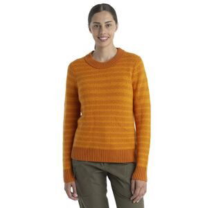 Dámský merino svetr ICEBREAKER Wmns Waypoint Crewe Sweater, Earth/Solar velikost: L