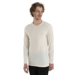 Pánské merino triko dlouhý rukáv ICEBREAKER Mens 200 Oasis LS Crewe, Undyed velikost: XL