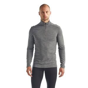 Pánské triko ICEBREAKER Mens 200 Oasis LS Half Zip, Gritstone Heather velikost: XL