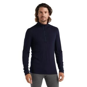 Pánské triko ICEBREAKER Mens 200 Oasis LS Half Zip, Midnight Navy velikost: XXL