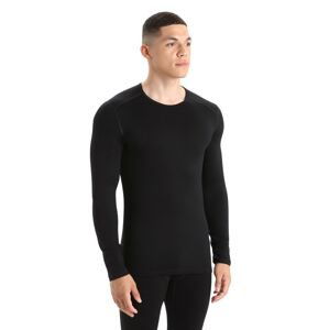 Pánské triko ICEBREAKER Mens 260 Tech LS Crewe, Black velikost: XXXL