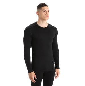 Pánské triko ICEBREAKER Mens 260 Tech LS Crewe, Black velikost: M