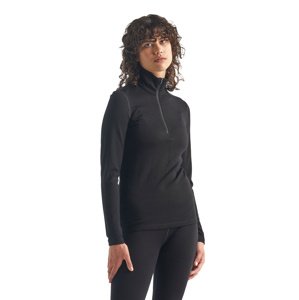 Dámské triko ICEBREAKER Wmns 260 Tech LS Half Zip, Black velikost: XS