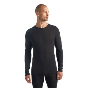 Pánské triko ICEBREAKER Mens 175 Everyday LS Crewe, Black velikost: M