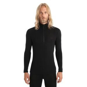 Pánské triko ICEBREAKER Mens 175 Everyday LS Half Zip, Black velikost: M