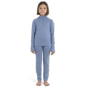 Dětské merino triko dlouhý rukáv, 1/2 zip ICEBREAKER Kids 260 Tech LS Half Zip, Kyanite velikost: 12