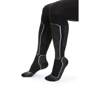 Dámské merino ponožky ICEBREAKER Wmns Ski+ Light OTC, Black velikost: 38-40 (M)