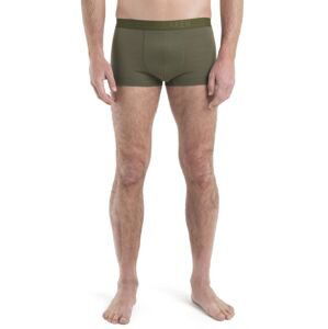 Pánské merino boxerky ICEBREAKER Mens Anatomica Cool-Lite Trunks, Loden velikost: L