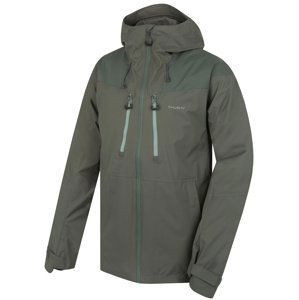 Husky Pánská hardshell bunda Nicker M faded green Velikost: XL pánská bunda