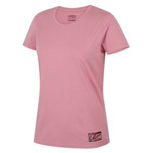Husky Dámské bavlněné triko Tee Base L pink Velikost: XL dámské tričko s krátkým rukávem
