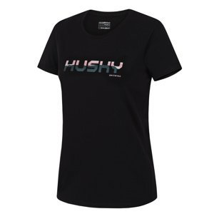 Husky Dámské bavlněné triko Tee Wild L black Velikost: XL dámské tričko s krátkým rukávem
