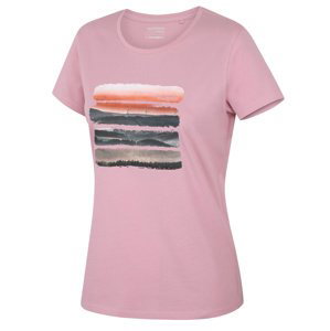 Husky Dámské bavlněné triko Tee Vane L light pink Velikost: S dámské tričko s krátkým rukávem