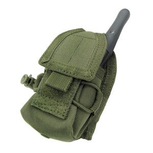 CONDOR OUTDOOR Pouzdro MOLLE HHR na rádio ZELENÉ Barva: Zelená