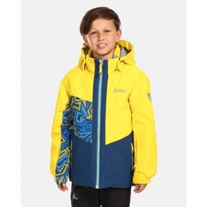 Kilpi ATENI-JB Žlutá Velikost: 122 dětská lyžařská bunda