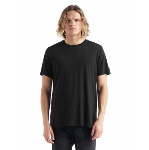 Pánské merino triko krátký rukáv ICEBREAKER Mens Sphere II SS Tee, Black velikost: M