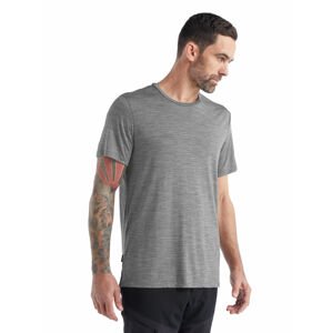 Pánské merino triko krátký rukáv ICEBREAKER Mens Sphere II SS Tee, Metro Heather velikost: M