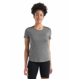 Dámské merino triko krátký rukáv ICEBREAKER Wmns Sphere II SS Tee, Metro Heather velikost: XS