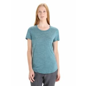 ICEBREAKER Wmns Sphere II SS Tee, Green Glory Heather velikost: L