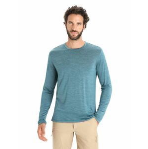 ICEBREAKER Mens Sphere II LS Tee, Green Glory Heather velikost: L