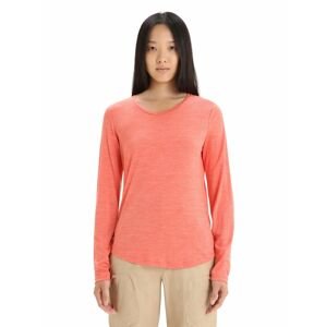 ICEBREAKER Wmns Sphere II LS Tee, Vibrant Earth Heather velikost: M