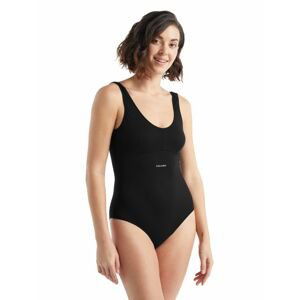 dámské merino tílko ICEBREAKER Wmns Queens Tank Bodysuit, Black velikost: S