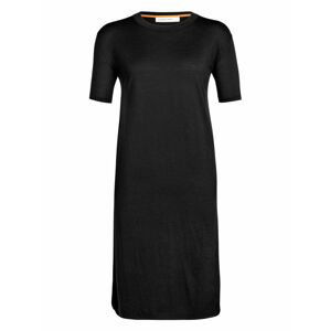 dámské merino šaty ICEBREAKER Wmns Granary Tee Dress, Black velikost: M