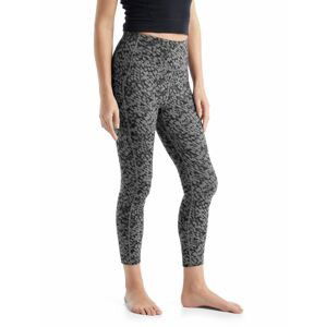 dámské merino kalhoty ICEBREAKER Wmns Fastray High Rise Tights Forest Shadow, Metro Heather/Aop velikost: S