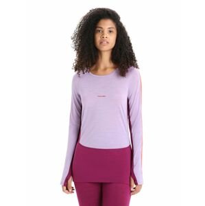 ICEBREAKER Wmns 125 ZoneKnit™ LS Crewe, Purple Haze/Go Berry velikost: L