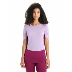 ICEBREAKER Wmns 125 ZoneKnit SS Crewe, Purple Haze/Go Berry velikost: L